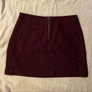 Maroon Madewell Skirt